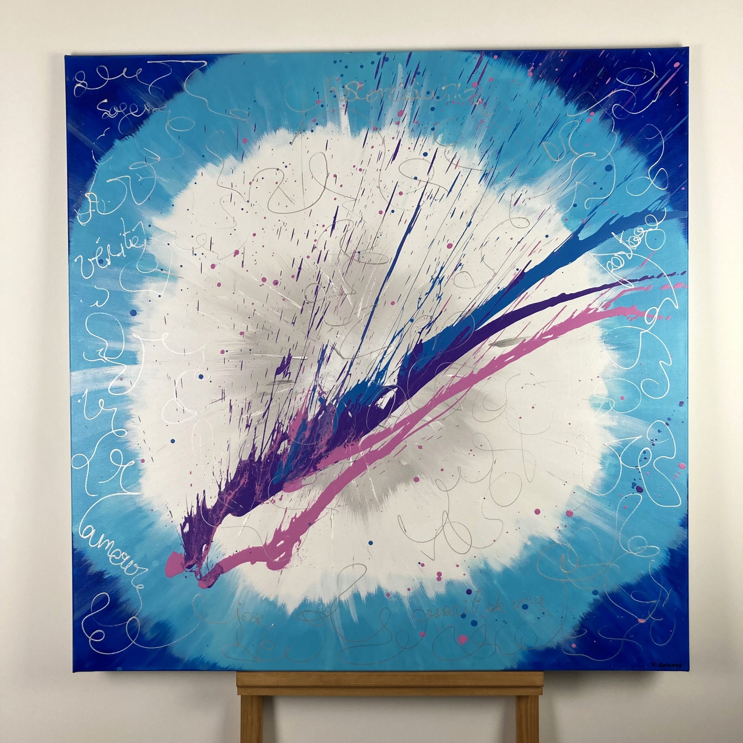 Energie divine - 100x100 cm – Image 2