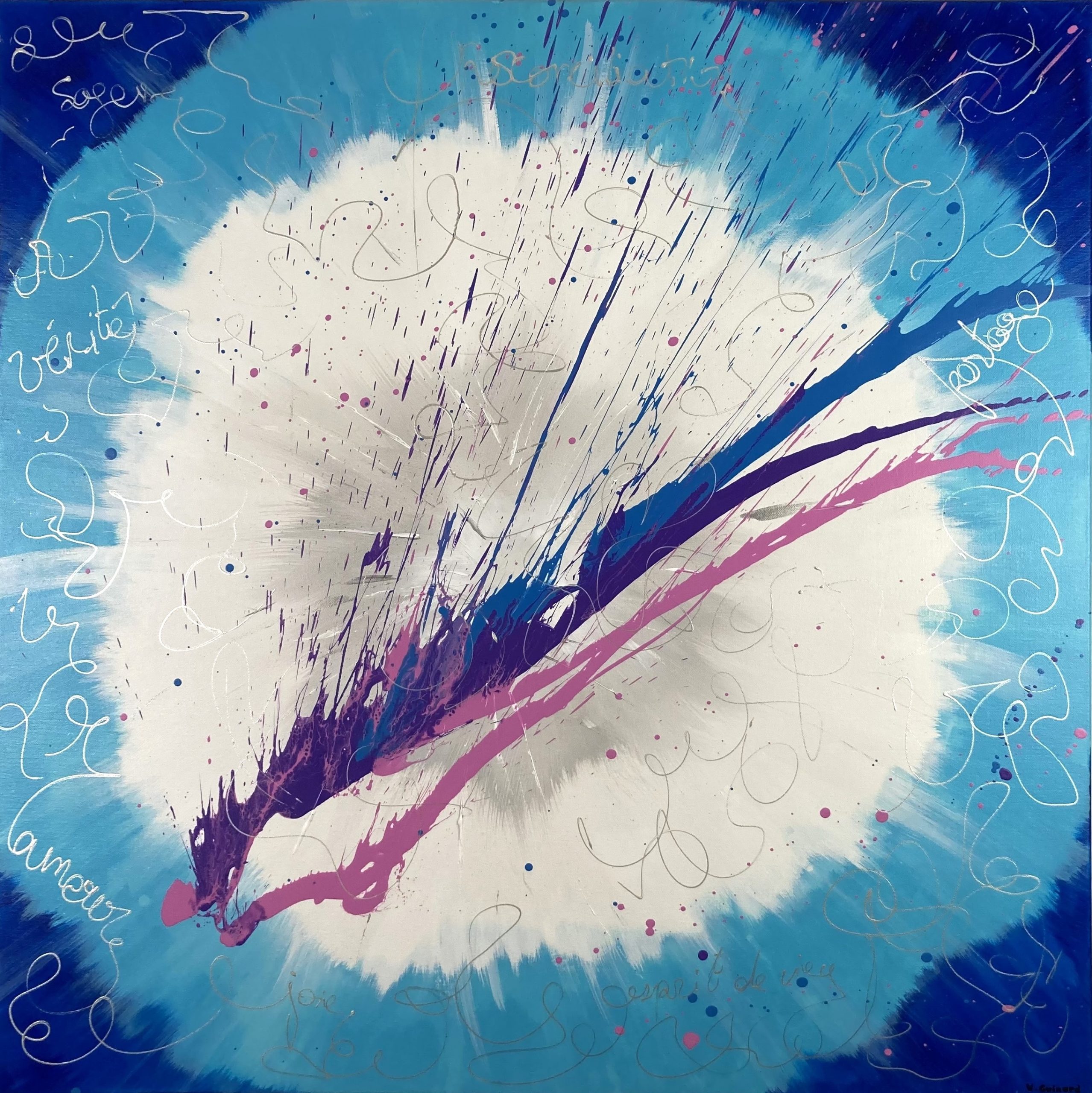 Energie divine - 100x100 cm